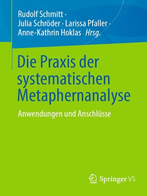 cover image of Die Praxis der systematischen Metaphernanalyse